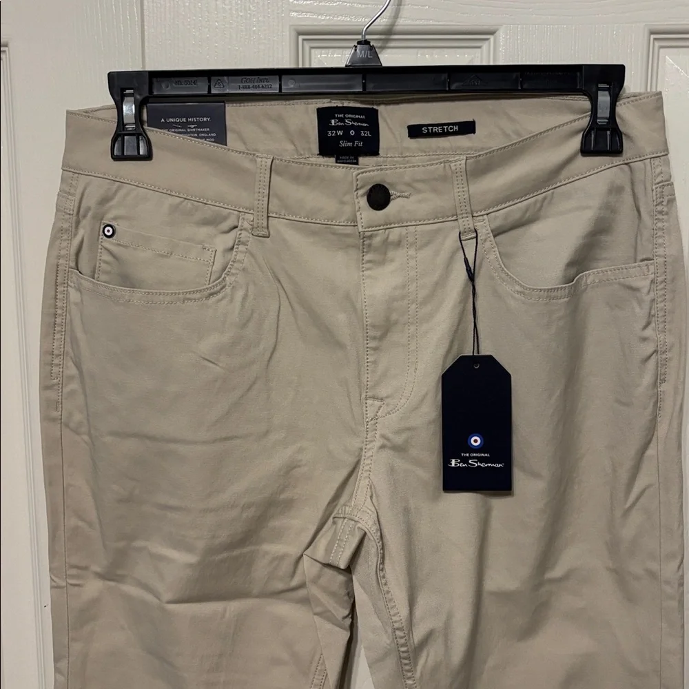 Ben Sherman Slim Fit Tech Pants